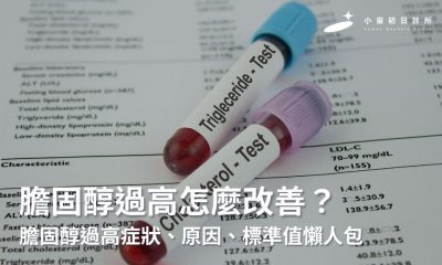 膽固醇過高怎麼改善？膽固醇過高症狀、原因、標準值懶人包